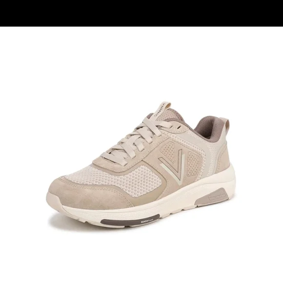 Vionic Women’s Walk Strider Knit Performance Walking Sneaker - Beige - Picture 8 of 9